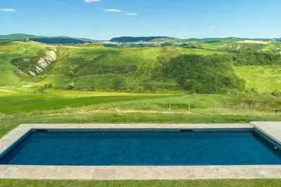Magnifique maison de vacances privée avec piscine privée, Wifi, terrasse et vue panoramique