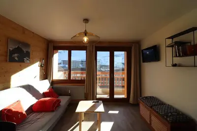 Image de 200m du centre station, 4ème étage, balcon, télévision, casier à ski, 33m², Tignes
