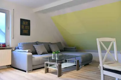 Image de Bright and friendly furnished apartment (73 sqm) for up to three people with roof terrace