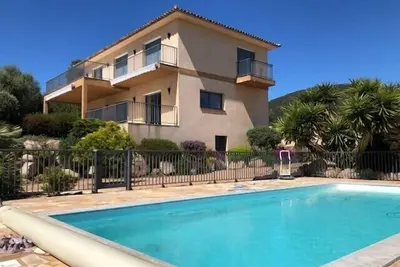 Image de New villa 180m², sea and mountain view with private pool