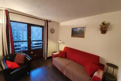 Image de 2ème étage, vue forêt, balcon, télévision, 25m², Les Orres