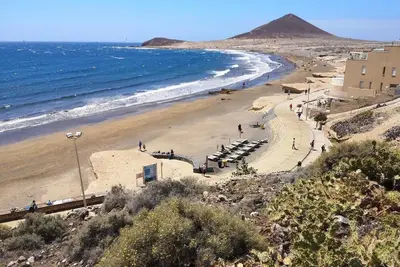 Image de Bel appartement à Golf del Sur avec vue sur la mer et jardin