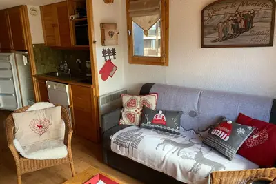 Image de Appartement 2 pièces mezzanine pour 8 pers avec balcon, internet et équipements complets