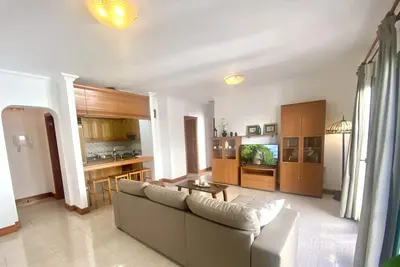 Inma House. In the Center of Arrecife, near the beach and the promenade.