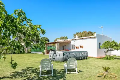 Image de Chalet \"Casa Juan Alba\" avec vue sur les montagnes, piscine et Wi-Fi. Animaux admis