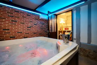 Image de Le Martin Pecheur meublé 4étoiles avec jacuzzi privatif