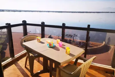 Image de Wohnung 5 Betten Le Barcares herrlicher Blick auf den See