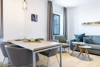 Image de Great apartment in harbor location with balcony and free use of the sauna area - Krusespeicher