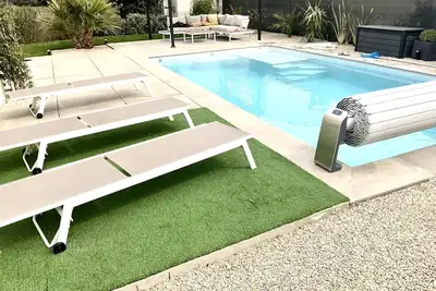 Image de Maison détente avec piscine