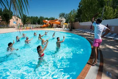 Image de Mobile Home equipee camping 4 etoiles les sables du midi