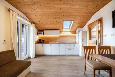 Image de Appartement de vacances 'Rasnerhof Panorama' avec vue sur les montagnes, balcon et Wi-Fi
