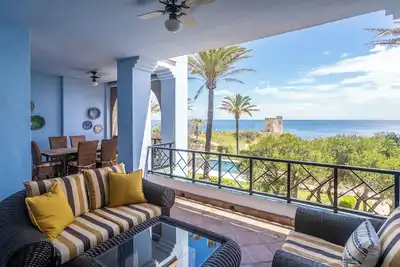 Image de Appartement 'Penthouse La Perla De Marrakech 1' avec vue sur mer, Wi-Fi et climatisation