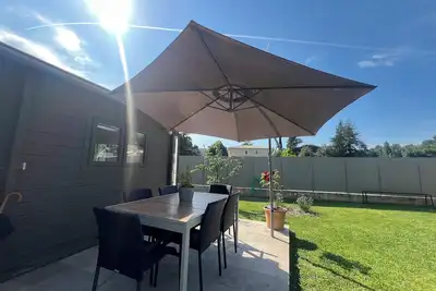 Image de chalet avec terrasse privée