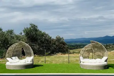 Image de Gîte pour 2 personnes avec Piscine -Vue sur la vallée de l'Orb