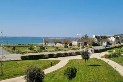Image de Bel Appartement Vue mer à 50m de la Mer avec Piscine Commune Chauffée - Thalasso