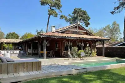 Image de Villa Traditionnelle / Piscine Cap Ferret-Grand Piquey