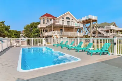 Ar Lan Y Mor*Beach 1000ft* Corolla *2 Dogs Ok*Pool