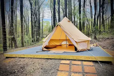 Image de Luxury tent on lowery mill creek