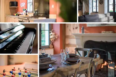 Image de Luxe et tranquillité au vert: maison 6 chambres, piscine, proche du Mans, idéale familles et groupes