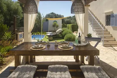 Image de Casa Azul. Beach house for 4 adults + 1 baby in Cala Llombards