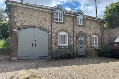 Image de The Coach House At Lackington Farm, with open fire in Piddletrenthide