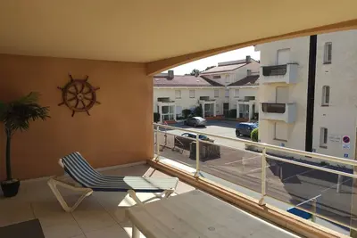 Image de Appartement T2 Climatisé, Terrasse de 23m², Piscine, Parking, à 100m de la Plage, Argelès-sur-Mer