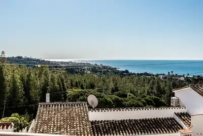 Image de Nice villa in La Cala de Mijas Spain with heated pool and sea view.