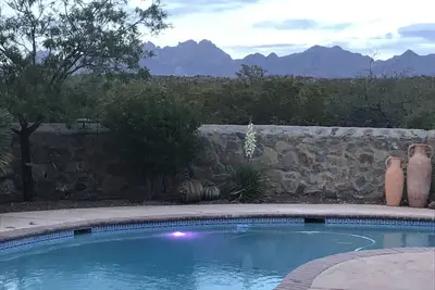 Image de Spacious and private Nm Pueblo styled home with great views.