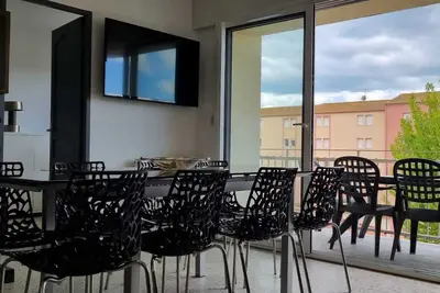 Image de appartement T4, climatisé, 3chambres, 8 personnes, Narbonne, Montpellier, Cap d'Agde