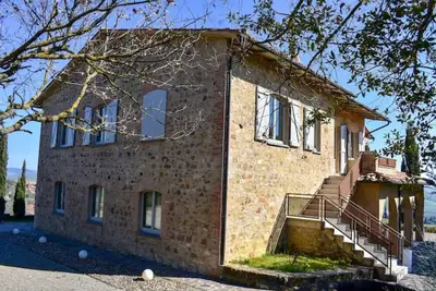 Image de Elegant villa at walking distance from San Quirico d'Orcia. superb viwe