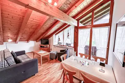Image de Hochplatte attic studio with 2 bedrooms and balcony with mountain view