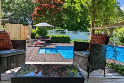 Image de Cheerful 4-bedroom pool house in the North Fork near all