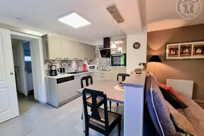 Image de Gîte tout inclus avec jardin clos, terrasse privative, proche forêt et randonnées, 1 chambre, 1 canapé-lit