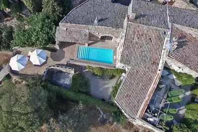Image de Mas Atalante avec vue clim&piscine, proche Uzès