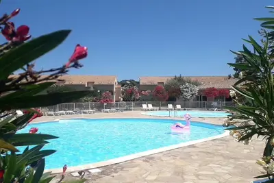 Image de Villa Duplex 65m2 avec jardin/Piscine 500m Plage