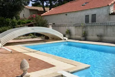 Image de Rez de Villa T4 avec jouissance piscine et jardin, 15' plage à pieds