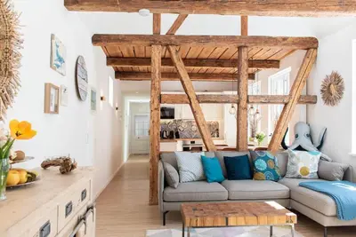 Image de Apartment Nordic Nature Loft in TravemĂĽnde directly in the Vorderreihe incl. private sauna