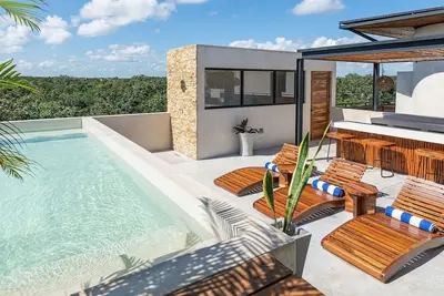 Image de 2 Bed Panoramic Penhouse at Irie Tulum Boutique Hotel