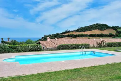 Image de Maison de vacances \"Casa del Sole\" avec vue sur la mer, piscine, jardin et Wi-Fi