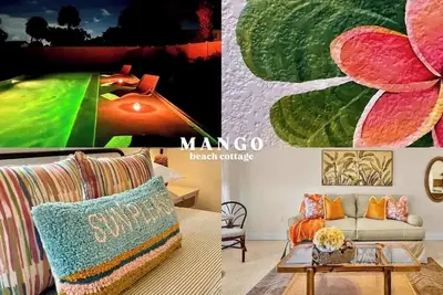 Luxury Beach Bungalow | Walk to Dining & Sunset