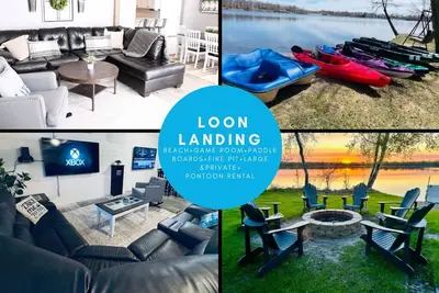 Image de Lake Escape with paddle boards, fire pit & game room