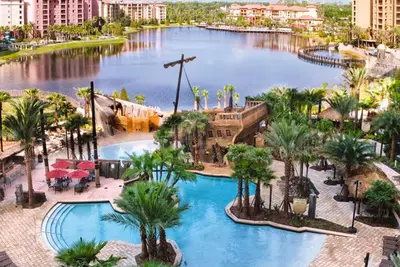 Image de Wyndham Bonnet Creek Resort Inside Disney Deluxe 1 Bedroom Full Kitchen Family