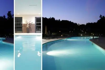 Image de Appartement dans une maison de vacances avec piscine, Wifi, Tv, terrasse, vue panoramique, parking