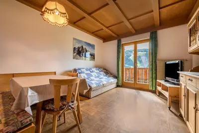 Image de Appartement de vacances \"Ciasa La Palsa 4\" avec vue montagne, balcon et Wi-Fi