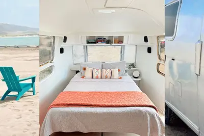 Image de Cozy Airstream on private sandy beach