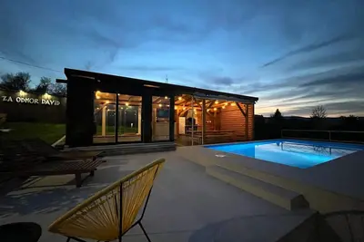 Holiday home David - private  heathed pool