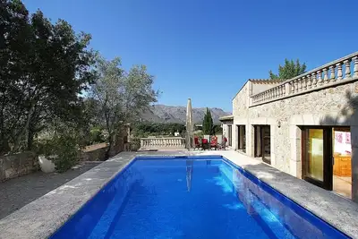 Impressive Modern Villa, A/C, Private Pool, Sauna, Stunning Location & Views 5 mins from Pollenca!