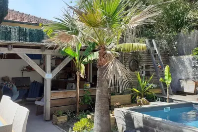 Image de Havre de paix situé à 150m des plages de sables blanc d'Antibes- Piscine privée