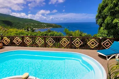 Image de Villa Ti'Roucou (3***) - Vue mer et piscine privée sans vis à vis
