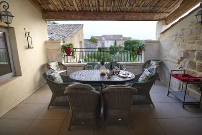Image de Charm of historic Uzès; quintessential home renovated by architect